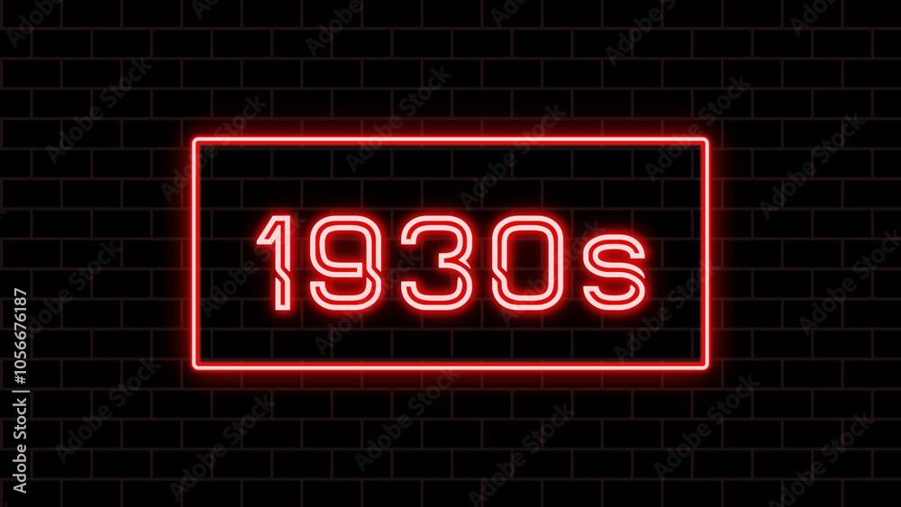 1930s (1930年代) のネオン文字 1930s (1930年代) のネオン文字