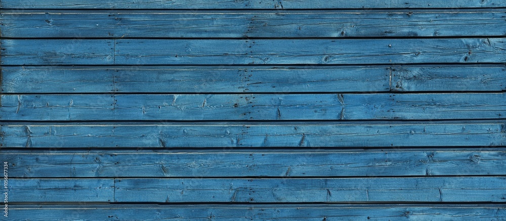 Obraz premium Blue Wooden Wall Background