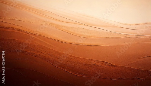 抽象 アート テクスチャ グラデーション 茶色 ベージュ 自然 曲線 レイヤー 土 地層 滑らか 柔らかい 砂地 穏やか 深み 層 流れ 模様 ミニマル