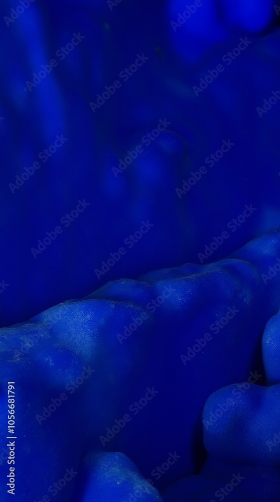 Fototapeta premium Deep blue abstract texture with soft shadows and subtle light effects