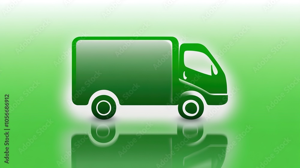 Icon Representing Shipping and Delivery Services Icon Representing Shipping and Delivery Services