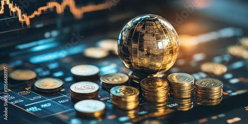 Luxury financial assets, cash and income growth, wealth banking, high net worth style