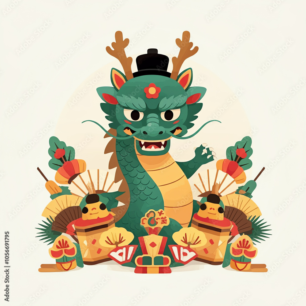 Fototapeta premium 新春大吉祥