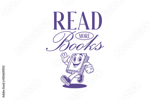 Read more Books, Book quote SVG T shirt design