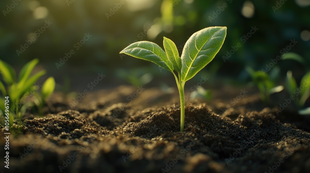 Loan developing like a plant from a seed