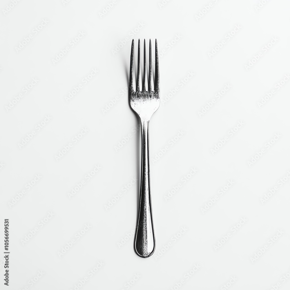 Fork on white background Fork on white background