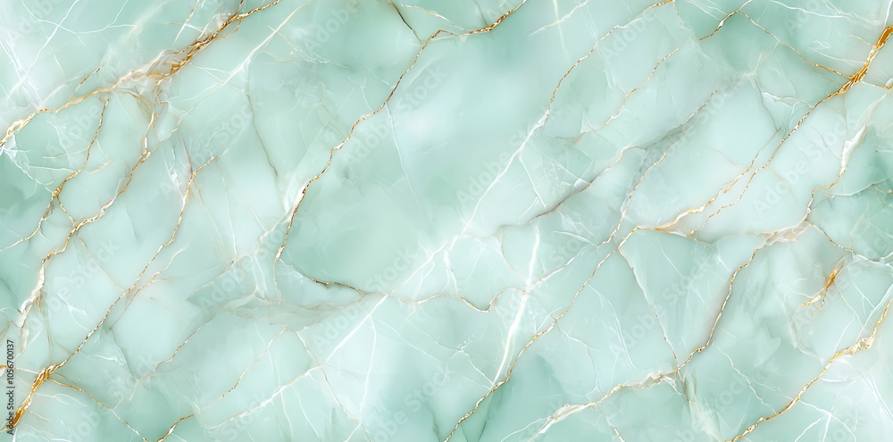 Elegant light green marble texture with subtle white and gold veins, perfect for interior design, backgrounds, and luxury aesthetics. Elegant light green marble texture with subtle white and gold veins, perfect for interior design, backgrounds, and luxury aesthetics.