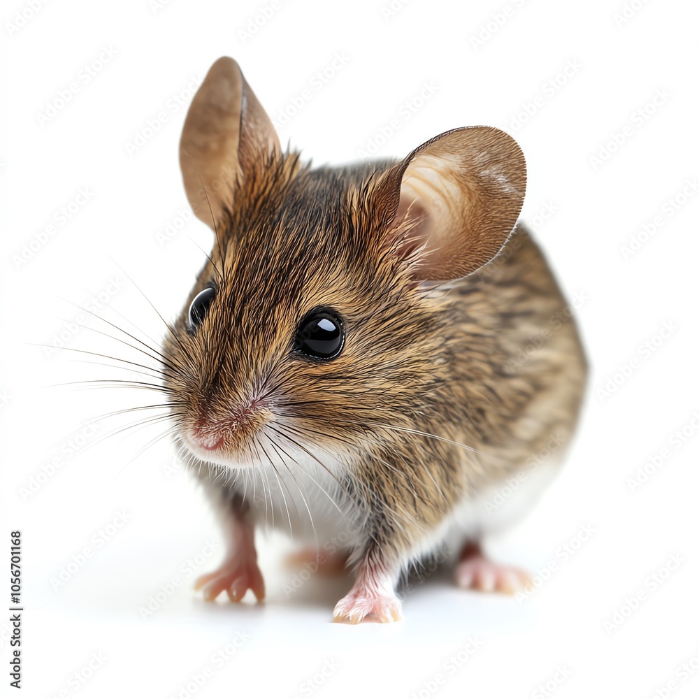 Mouse on white background Mouse on white background