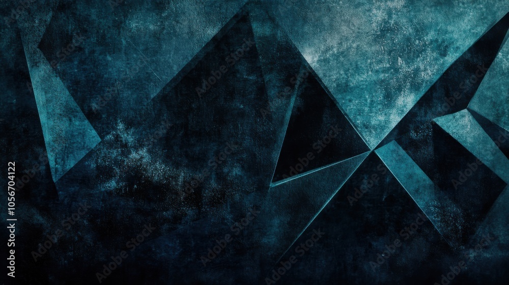 Abstract Deep Blue Geometric Background Image Abstract Deep Blue Geometric Background Image