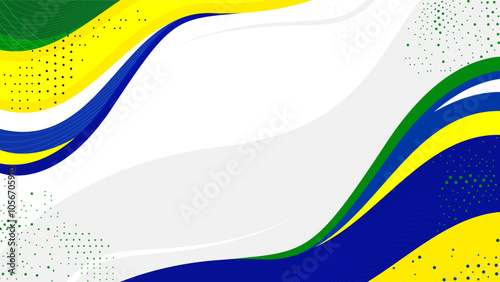 Brazil flag Background concept for Independence, National Day and other events