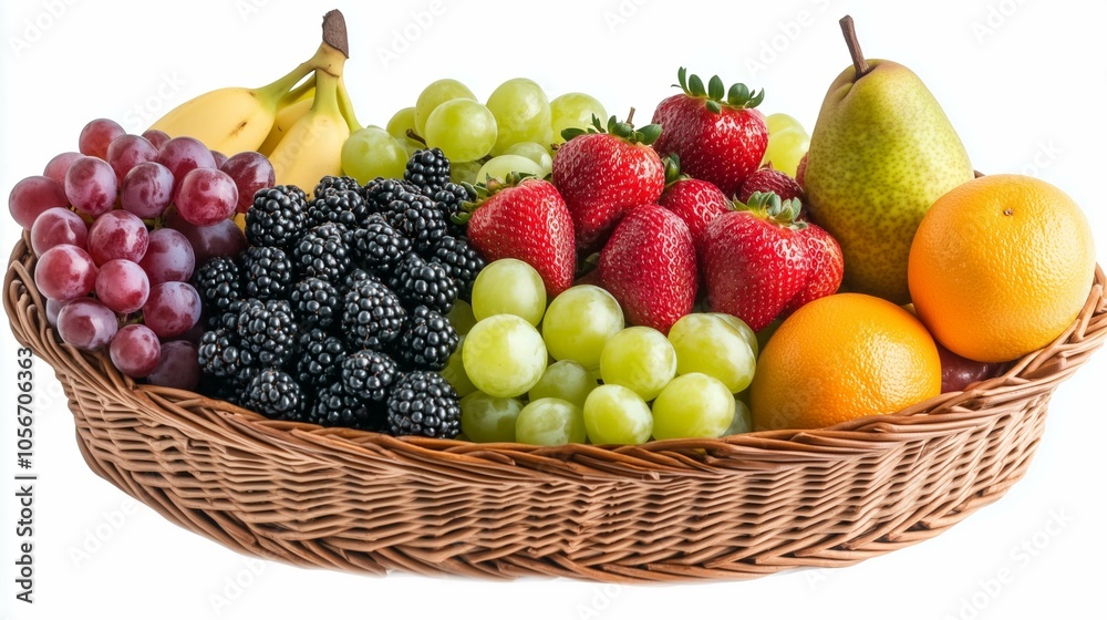 Beautifully arranged fruits in basket
Beautifully arranged fruits in basket