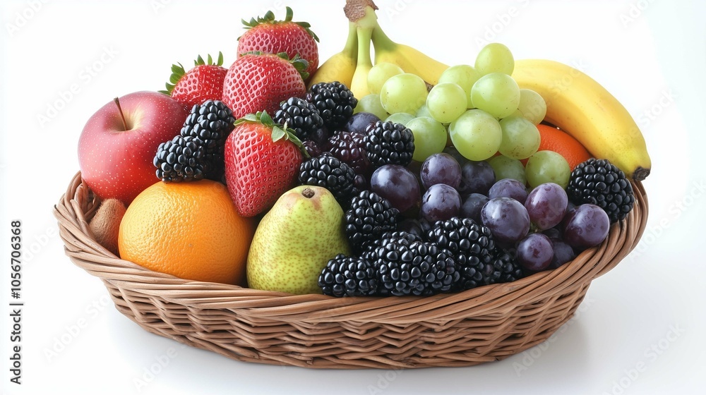 Beautifully arranged fruits in basket
Beautifully arranged fruits in basket