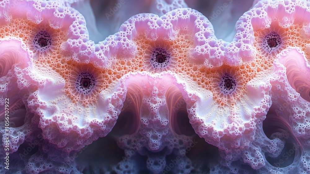 The fractal design features complex, swirling shapes and vibrant colors that resemble organic patterns found in nature, evoking a sense of depth and movement The fractal design features complex, swirling shapes and vibrant colors that resemble organic patterns found in nature, evoking a sense of depth and movement