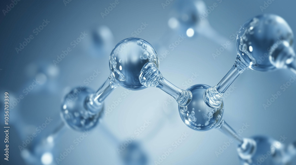 DNA chain in micro view DNA chain in micro view