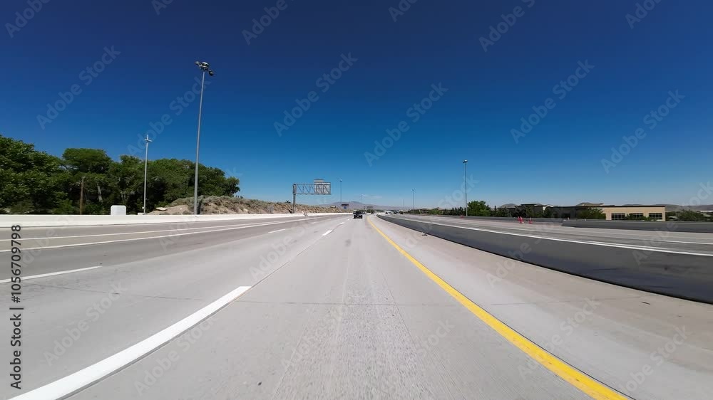 South Reno Freeway 580 and 395 South 02 Rear View Driving Plates Nevada USA Ultra Wide South Reno Freeway 580 and 395 South 02 Rear View Driving Plates Nevada USA Ultra Wide