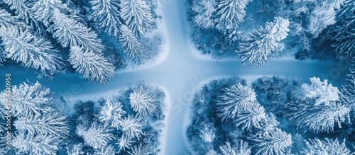 Transport Your Audience To The Heart Of This Winter Wonderland With Our Mesmerizing Aerial Photography Collection