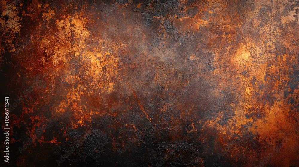 Old grunge copper and bronze texture with a rusty appearance set against a dark background featuring a brushed metal effect Old grunge copper and bronze texture with a rusty appearance set against a dark background featuring a brushed metal effect