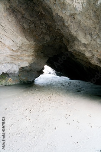 Cave Rock (Tuawera) at Sumner Beach: Iconic Coastal Landmark in New Zealand photo