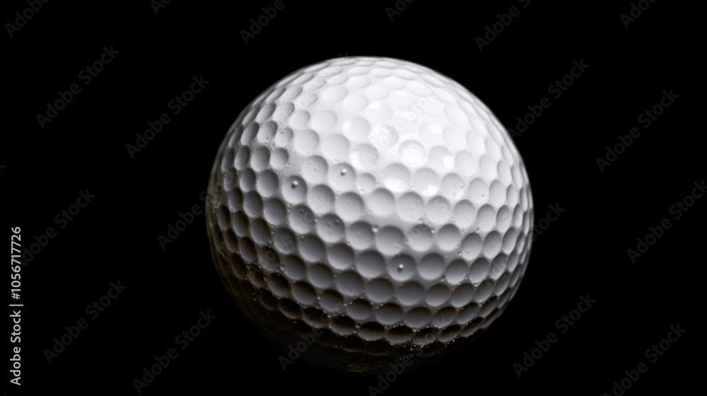 Closeup of a Golf Ball Closeup of a Golf Ball