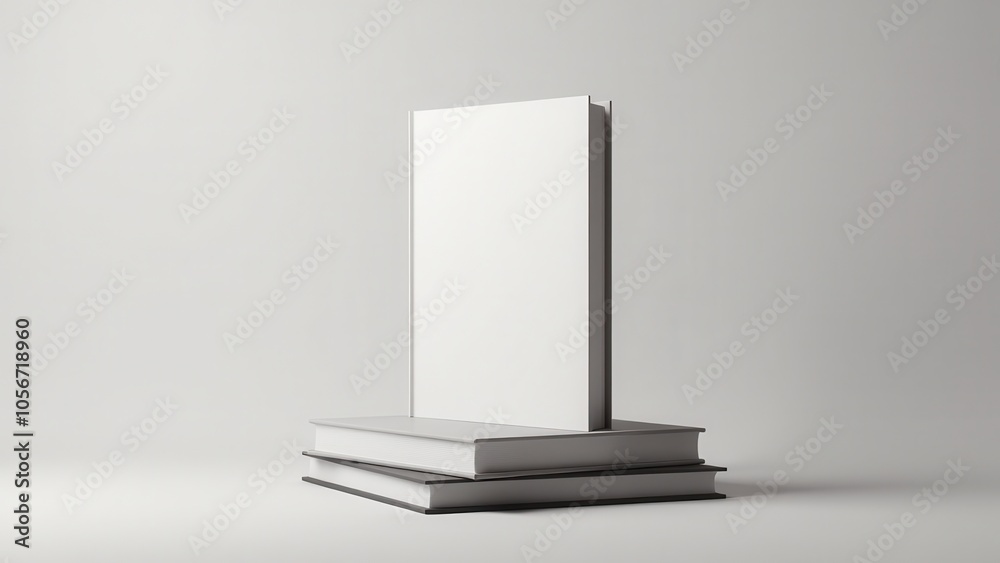 A realistic glossy book cover mockup with a hardback book placed on a flat surface, showcasing the subtle details and textures that make it ideal for promotional visuals. A realistic glossy book cover mockup with a hardback book placed on a flat surface, showcasing the subtle details and textures that make it ideal for promotional visuals.