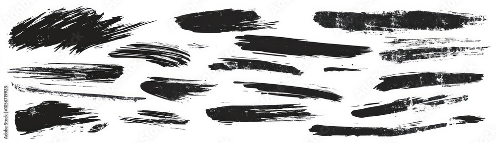 Abstract Black Brush Strokes Abstract Black Brush Strokes