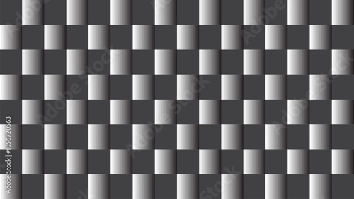 Checkered flag set. Race background vector art