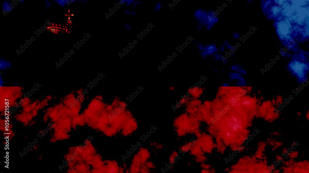 LIECHTENSTEIN NATIONAL FLAG BACKGROUND ANIMATION LIECHTENSTEIN NATIONAL FLAG BACKGROUND ANIMATION