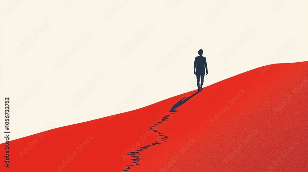 A minimalist poster design illustrating humanity's evolution, complete with generous space for your personal message against a clean white backdrop. A minimalist poster design illustrating humanity's evolution, complete with generous space for your personal message against a clean white backdrop.