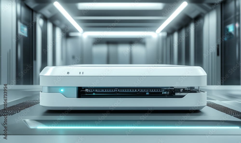 Storage server with hard disk bay in contemporary data center Storage server with hard disk bay in contemporary data center
