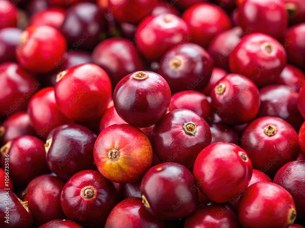Macro lens captures the intricate beauty of cranberries, highlighting their delicate texture and vibrant shades. Macro lens captures the intricate beauty of cranberries, highlighting their delicate texture and vibrant shades.