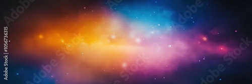 Vibrant Holographic Abstract Background in Multicolored Shades