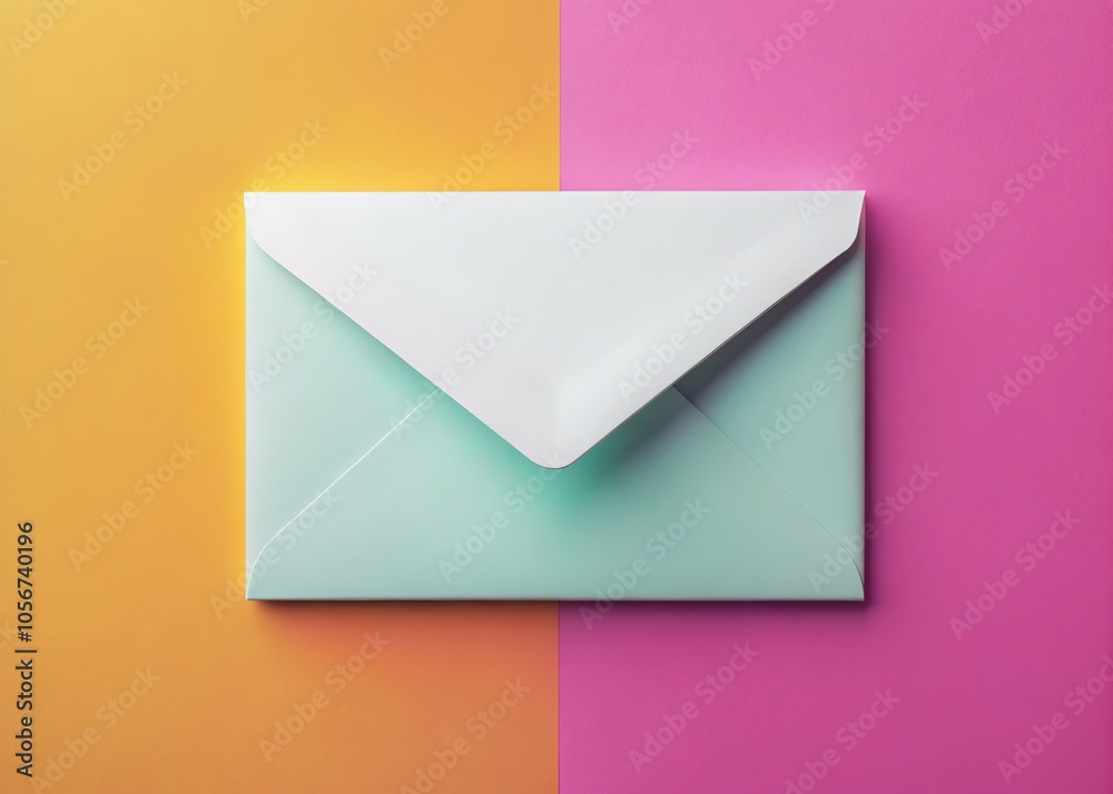 Minimalist White Envelope Mockup - Clean Surface Design Minimalist White Envelope Mockup - Clean Surface Design