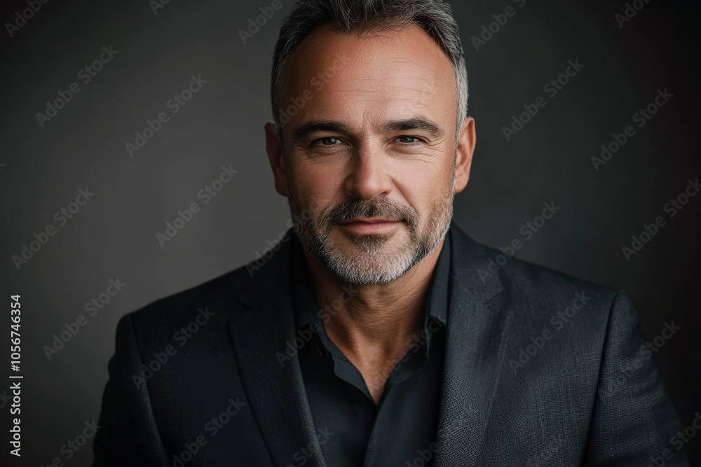 a middle-aged businessman a middle-aged businessman