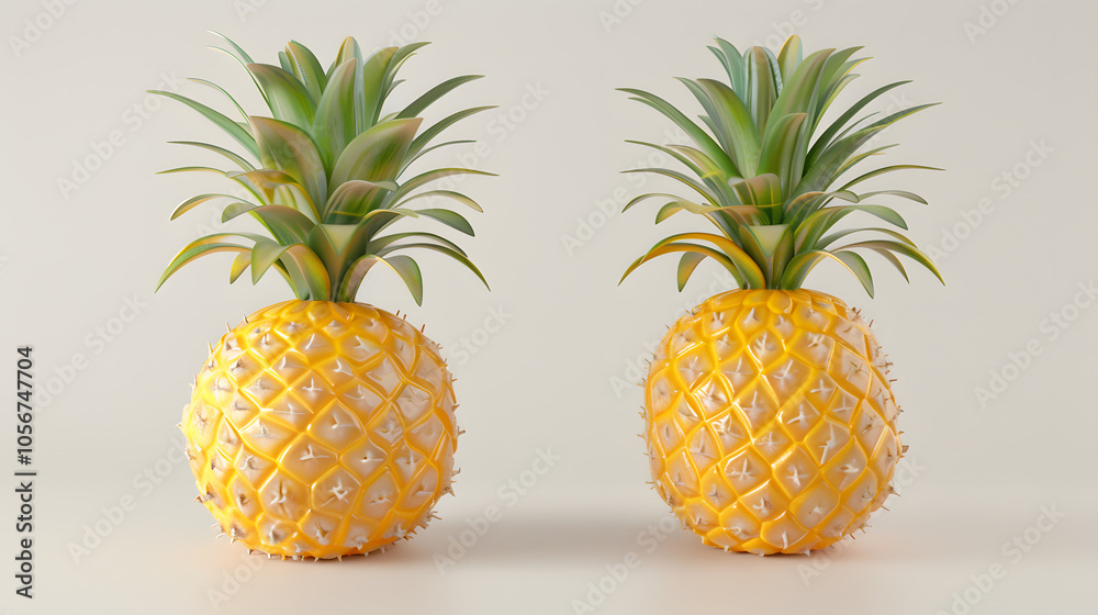 Pineapple fruit 3D Pineapple fruit 3D