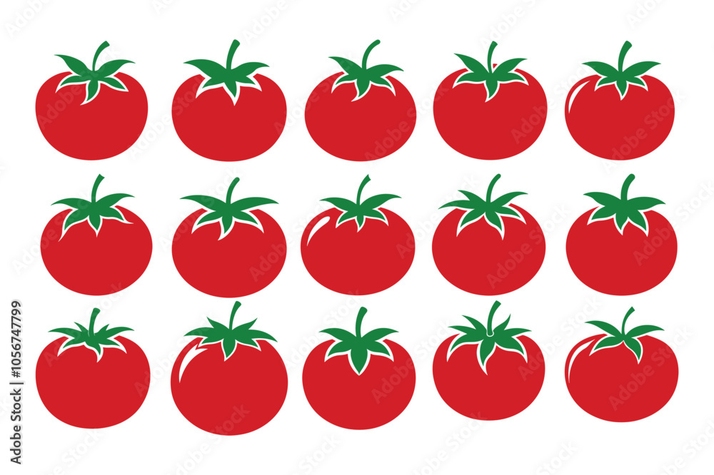 Tomato vector bundle illustration, Tomato silhouette vector bundle Tomato vector bundle illustration, Tomato silhouette vector bundle