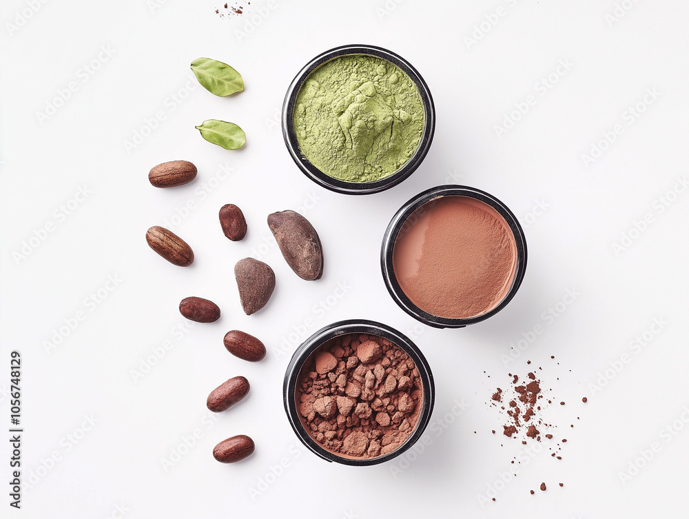 Collagen supplements MODERN WITH A TWIST AND A LITTLE COLOUR MINIMALIST powder form ceremonial matcha and cacao with focus on cocoa seeds Collagen supplements MODERN WITH A TWIST AND A LITTLE COLOUR MINIMALIST powder form ceremonial matcha and cacao with focus on cocoa seeds