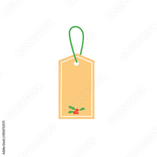 christmas tag illustration