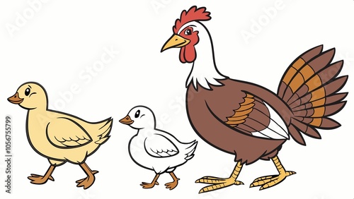 Bird Family Animal Set