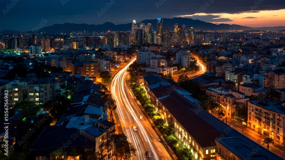 Fototapeta premium Captivating Low Light Photography: Nightscapes, Urban Scenes, and Atmospheric Effects for Stunning Visuals