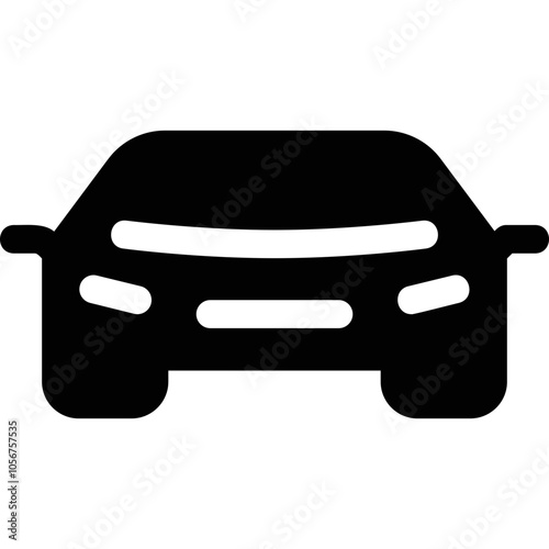 Simple vector icon car