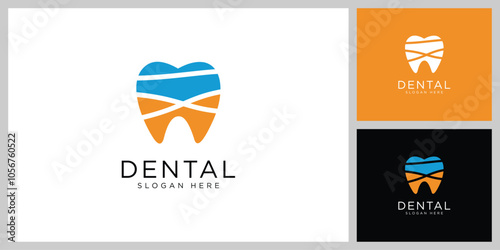 dental care logo vector design template