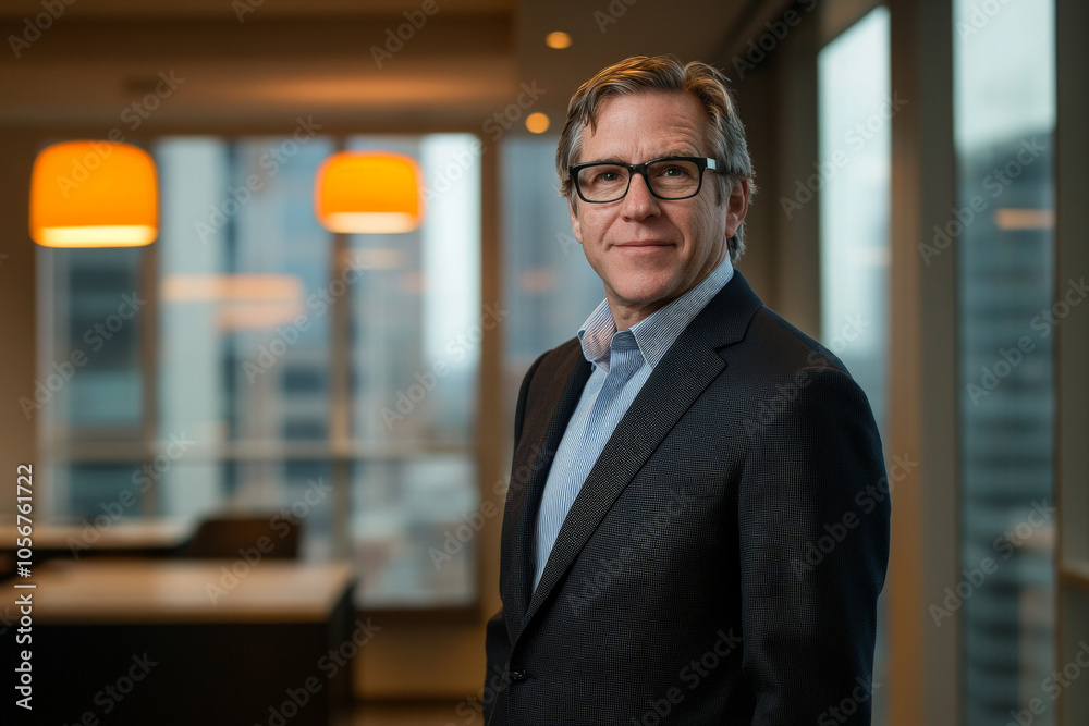 Portrait of a male executive