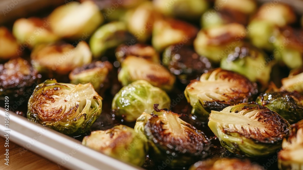 Balsamic Glazed Roasted Brussels Sprouts Balsamic Glazed Roasted Brussels Sprouts