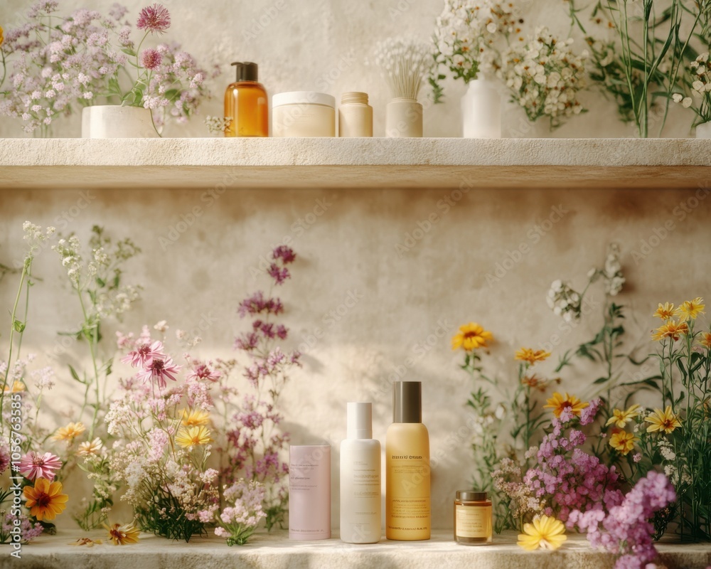 Discover the Power of Nature Organic Skincare Products Displayed with Fresh Herbs, Infused with Botanical Extracts for Radiant Skin Discover the Power of Nature Organic Skincare Products Displayed with Fresh Herbs, Infused with Botanical Extracts for Radiant Skin