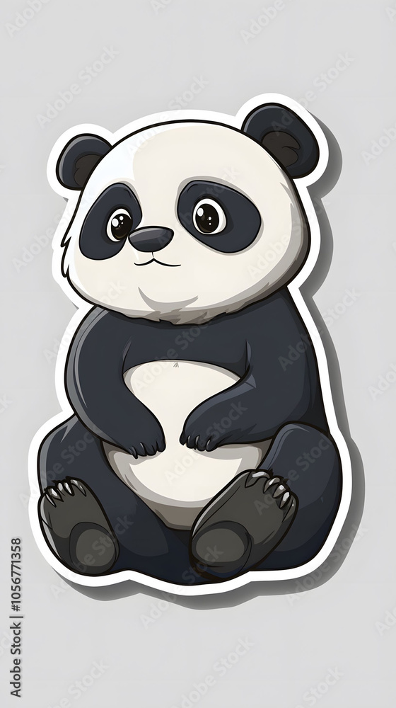 Cute panda illustration Cute panda illustration