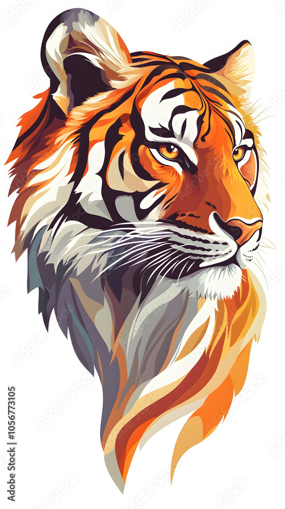 Majestic tiger portrait Majestic tiger portrait