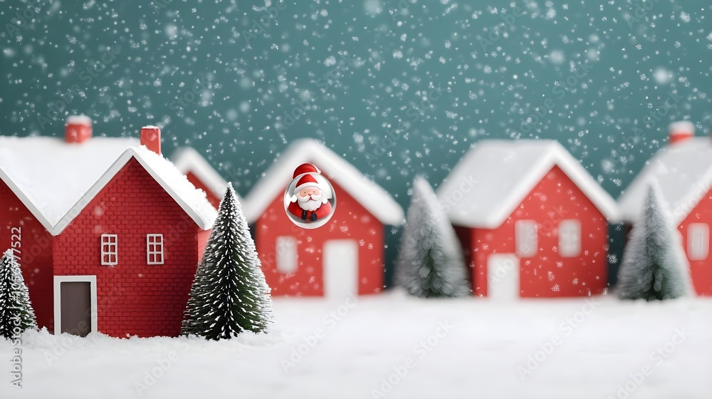 Santa Claus Snow Globe Christmas Village Santa Claus Snow Globe Christmas Village