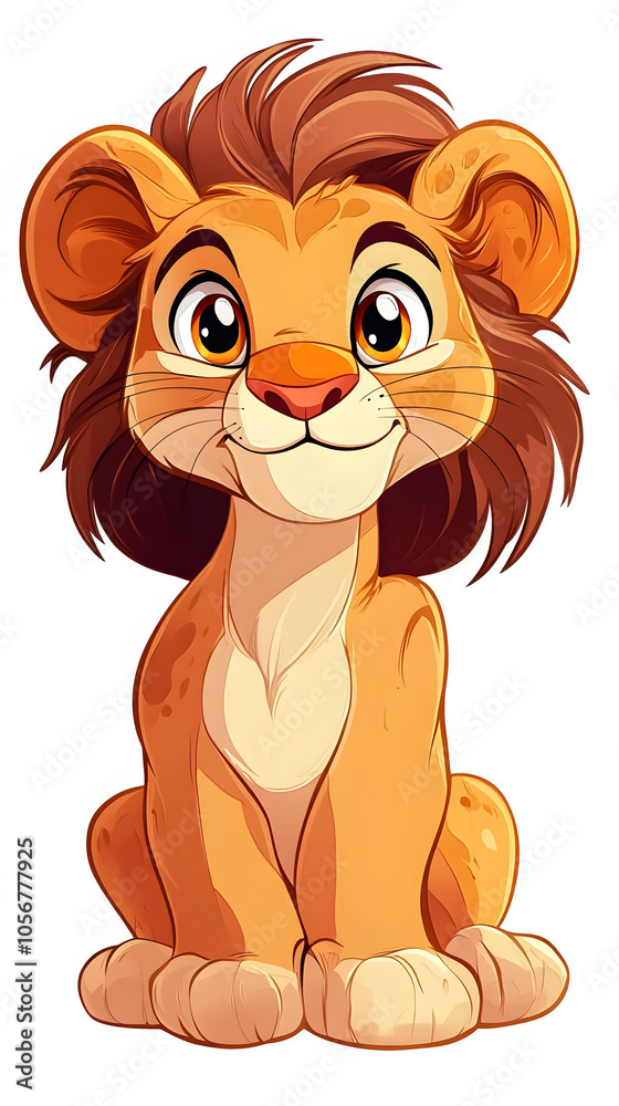 Cute cartoon lion Cute cartoon lion