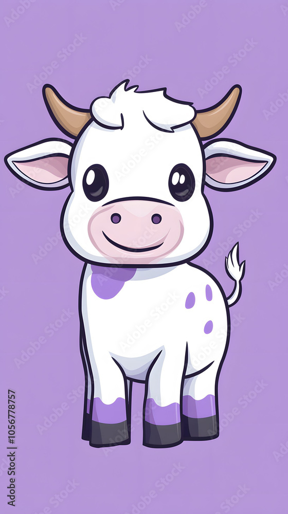 Cute cartoon cow Cute cartoon cow