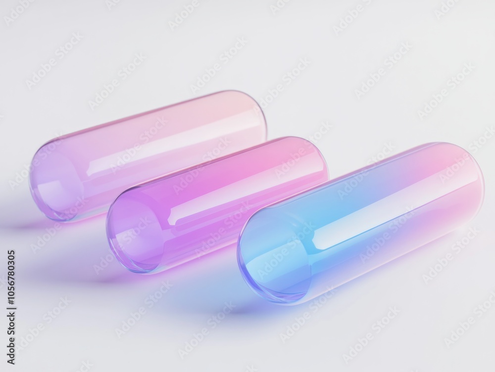 Colorful Gradient Capsules Colorful Gradient Capsules